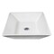 Nantucket Sinks Square Tapered White Vessel Sink NSV109 - alternate 1